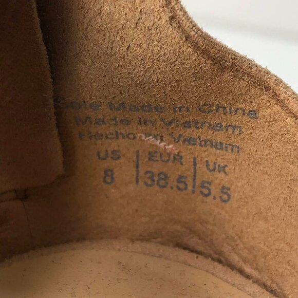 ALDO Beige Suede Embroidered Mesh Open Toe Strappy Back Zip High Heels Women’s 8 - Picture 8 of 9